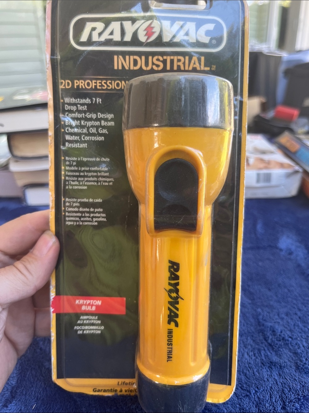 Industrial Yellow Flashlight - Durable Worklight